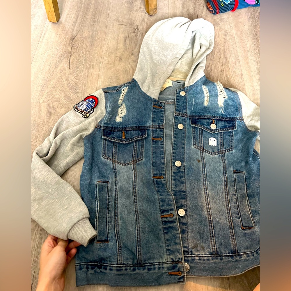 Denim Jacket | Blue | Coat | Medium | Star Wars 🩵🖤🚀
